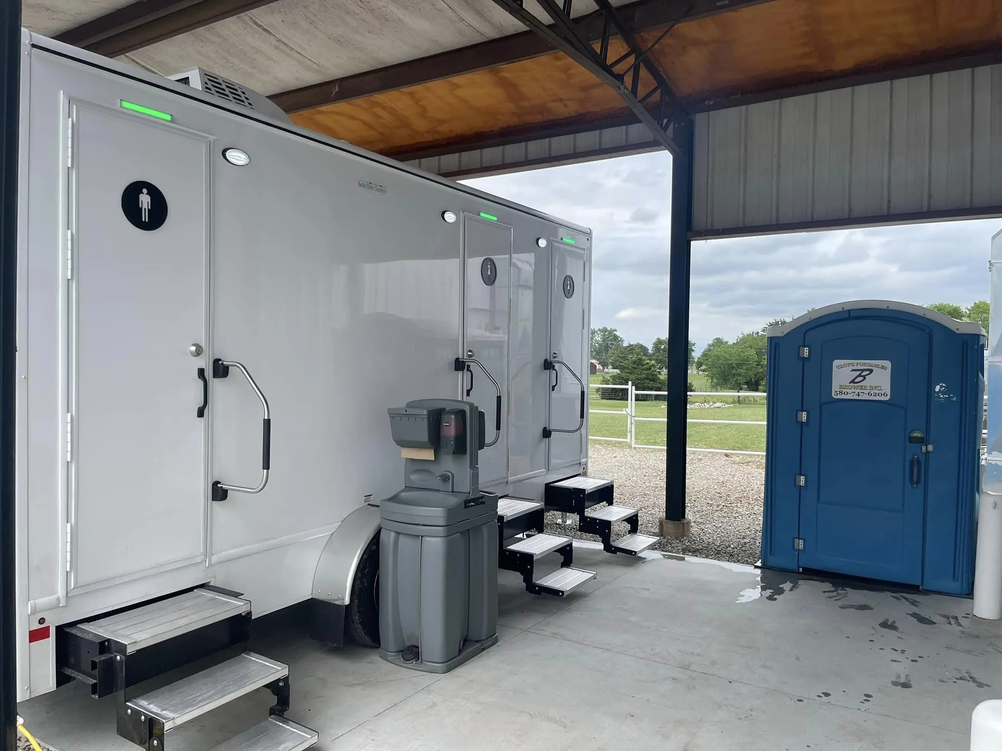 Brower Inc. technician at an industrial jobsite in Newkirk, Oklahoma
